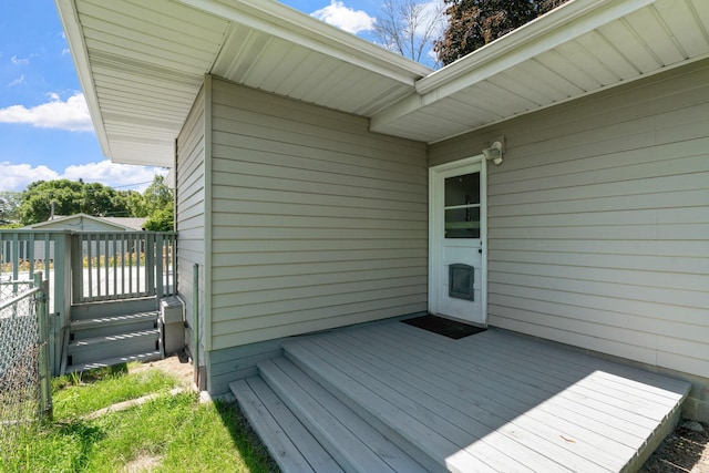 6540 Zealand Ave N, Brooklyn Park, MN 55428 - view of wooden deck