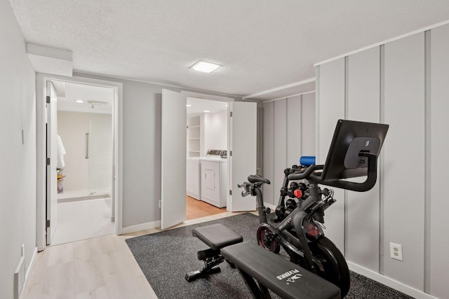 10933 Chowen Ave S, Bloomington, MN 55431 - exercise area with a textured ceiling