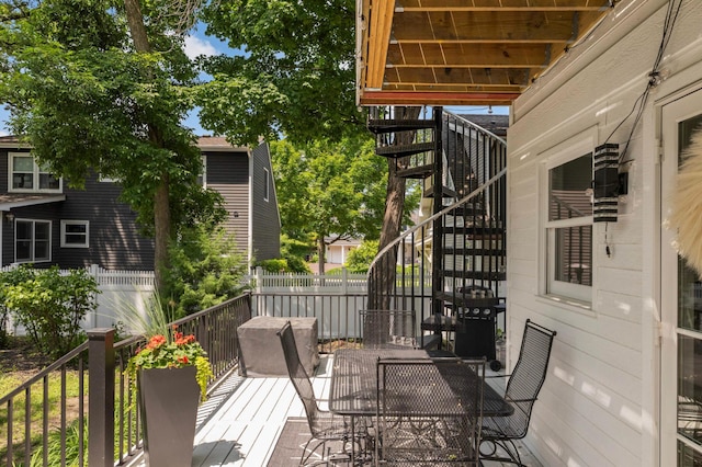 150 1st St, Excelsior, MN 55331 - deck featuring stairs