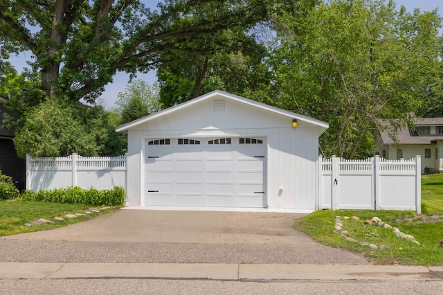 150 1st St, Excelsior, MN 55331 - detached garage featuring driveway