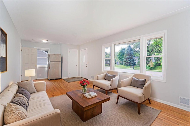 1637 37th Ave NE, Columbia Heights, MN 55421 - living area with light wood finished floors and baseboards
