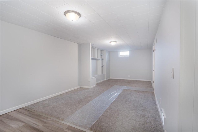 1637 37th Ave NE, Columbia Heights, MN 55421 - below grade area with carpet flooring and baseboards