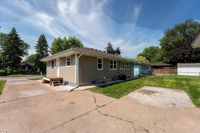 1637 37th Ave NE, Columbia Heights, MN 55421 - back of property with a patio area