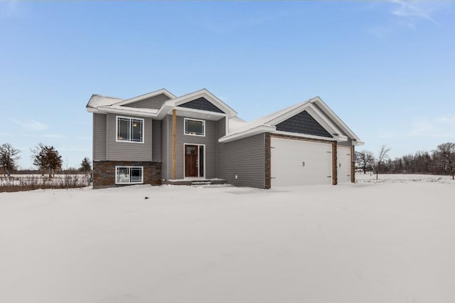 4781 261st St, Wyoming, MN 55092 - view of front of home with a garage and stone siding