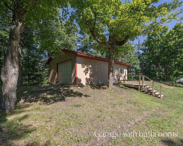 1409 Wabedo Pass Rd NE, Longville, MN 56655 - view of outbuilding with dirt driveway