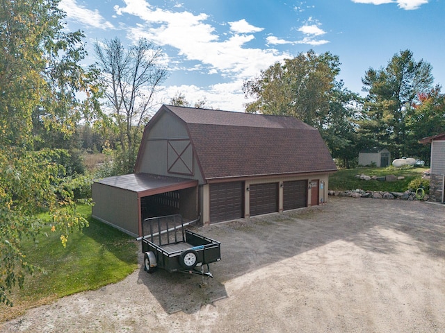 6823 Re Echo Ridge Dr NE, Remer, MN 56672 - view of detached garage