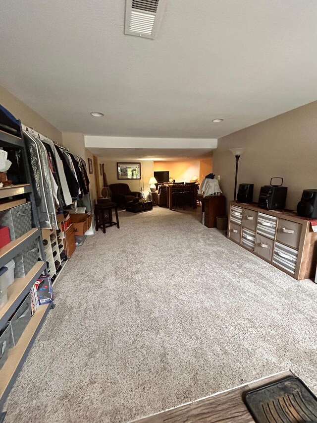 6823 Re Echo Ridge Dr NE, Remer, MN 56672 - carpeted living room with recessed lighting