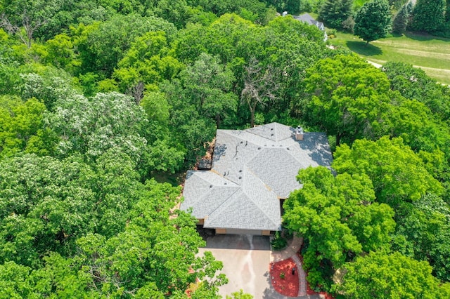 2665 Oriole Ave N, West Lakeland Twp, MN 55082 - view from above of property with a heavily wooded area