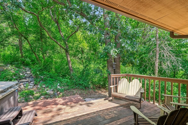 2665 Oriole Ave N, West Lakeland Twp, MN 55082 - view of wooden deck