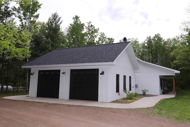 5004 W Rd, Silver Twp, MN 55767 - view of detached garage
