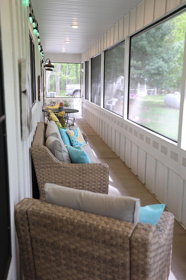 5004 W Rd, Silver Twp, MN 55767 - sunroom / solarium featuring an outdoor living space