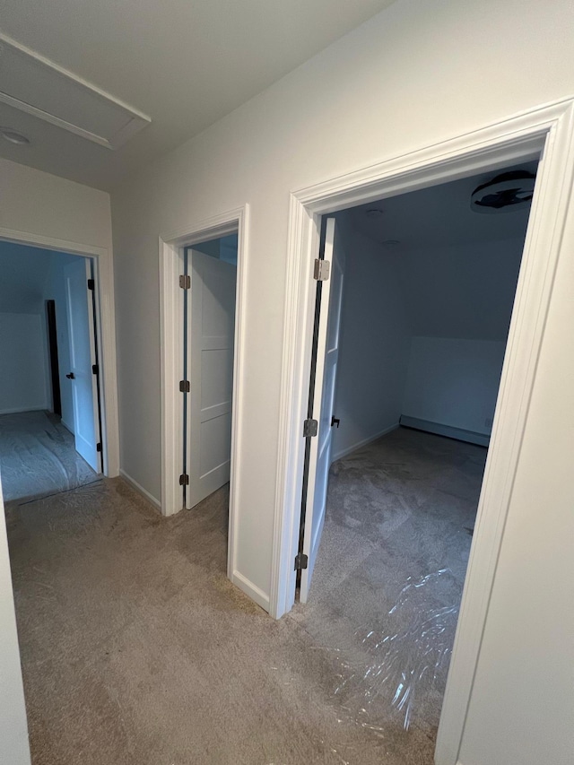 975 4th St E, Saint Paul, MN 55106 - hallway with carpet flooring and baseboards