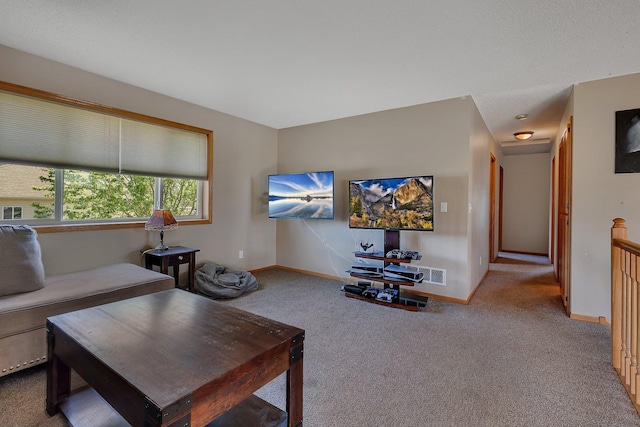 900 Isabella Ave, Clearwater, MN 55320 - living room featuring carpet floors and baseboards