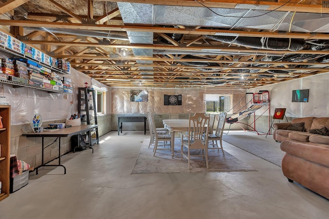 900 Isabella Ave, Clearwater, MN 55320 - dining area with concrete flooring and plenty of natural light