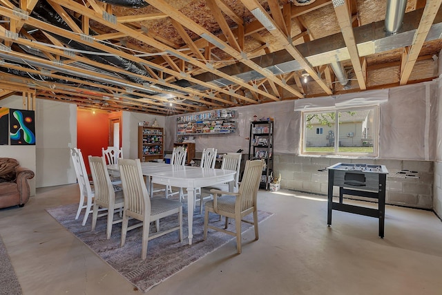900 Isabella Ave, Clearwater, MN 55320 - dining room with concrete floors