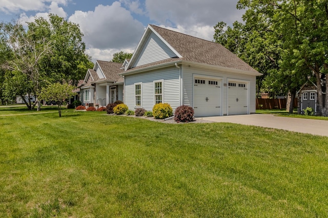 2105 7th Ave S, Saint Cloud, MN 56301 - view of front of home with concrete driveway, roof with shingles, and an attached garage