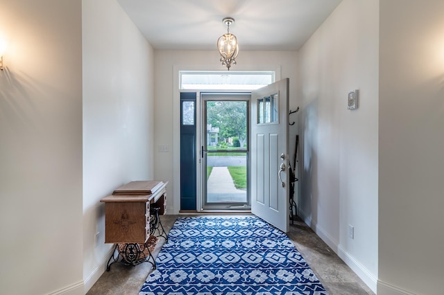 2105 7th Ave S, Saint Cloud, MN 56301 - foyer featuring baseboards and concrete flooring