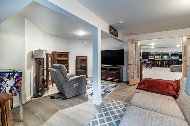 2105 7th Ave S, Saint Cloud, MN 56301 - living area featuring wood finished floors and baseboards