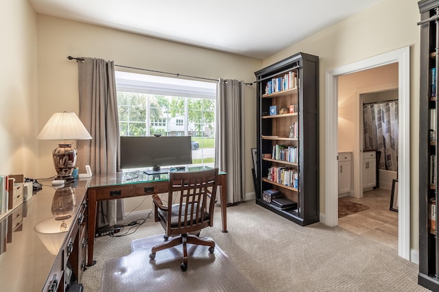 2105 7th Ave S, Saint Cloud, MN 56301 - office area with light colored carpet and baseboards
