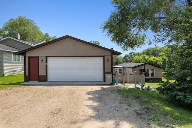 4799 Bridgewater Rd, Fair Haven Twp, MN 55382 - ranch-style house featuring a detached garage and an outbuilding