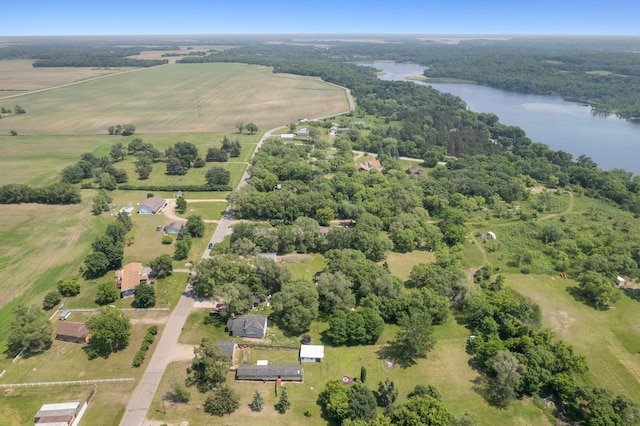 4799 Bridgewater Rd, Fair Haven Twp, MN 55382 - aerial overview of property's location featuring a nearby body of water and rural landscape