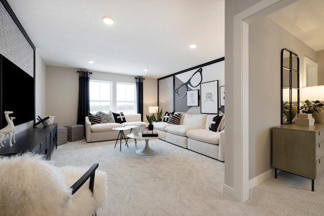 14705 105th Pl N, Maple Grove, MN 55369 - carpeted living room with recessed lighting and baseboards