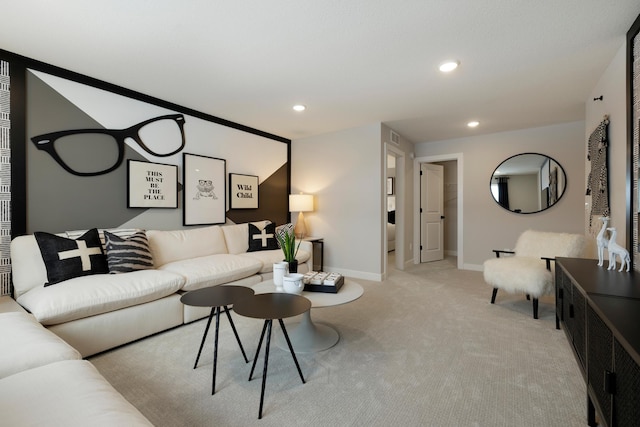 14705 105th Pl N, Maple Grove, MN 55369 - carpeted living room featuring recessed lighting and baseboards