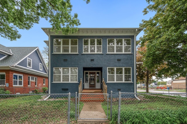 3400 Elliot Ave S, Minneapolis, MN 55407 - view of front of property featuring a gate and a fenced front yard