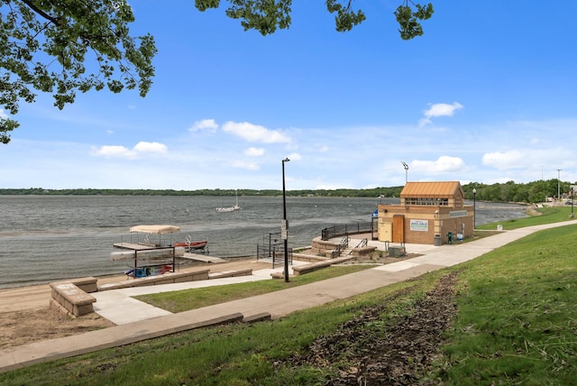 803 Willow Glen Ct, Buffalo, MN 55313 - water view with a boat dock