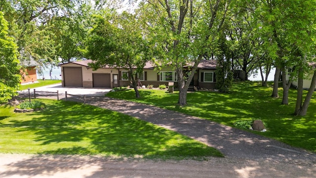 23292 Red Rock Shores Dr SW, Urness Twp, MN 56339 - single story home with driveway and a garage