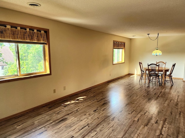 520 5th St SW Unit 318, Willmar, MN 56201 - dining room with a textured ceiling, wood finished floors, and baseboards