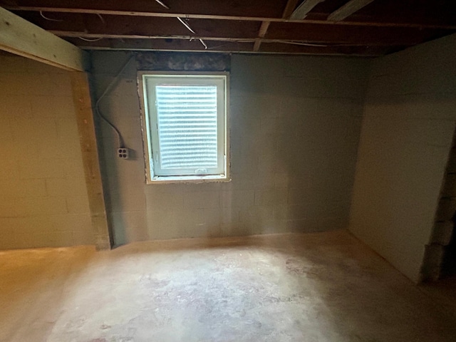 609 4th St NW, Wadena, MN 56482 - basement with concrete block wall