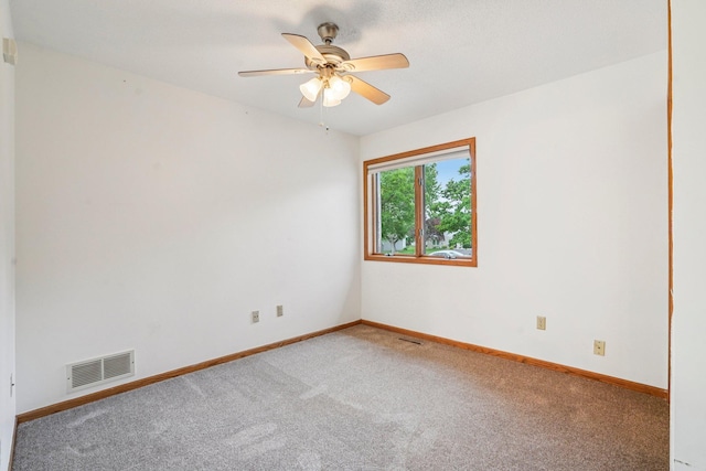1504 Monarch St, Shakopee, MN 55379 - empty room featuring carpet and ceiling fan