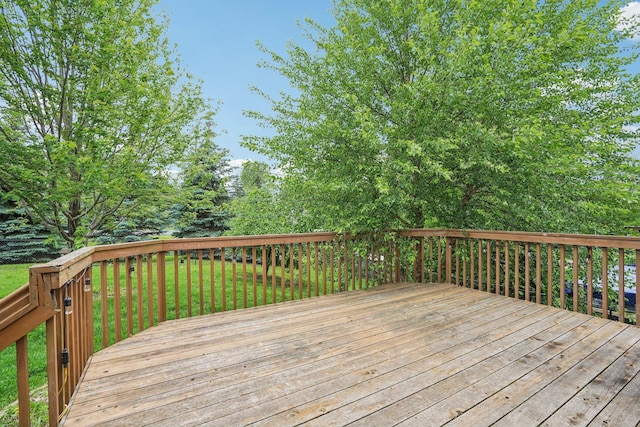 1504 Monarch St, Shakopee, MN 55379 - wooden deck featuring a yard