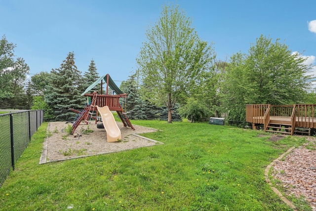 1504 Monarch St, Shakopee, MN 55379 - view of playground with a wooden deck