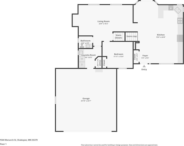 1504 Monarch St, Shakopee, MN 55379 - view of home floor plan