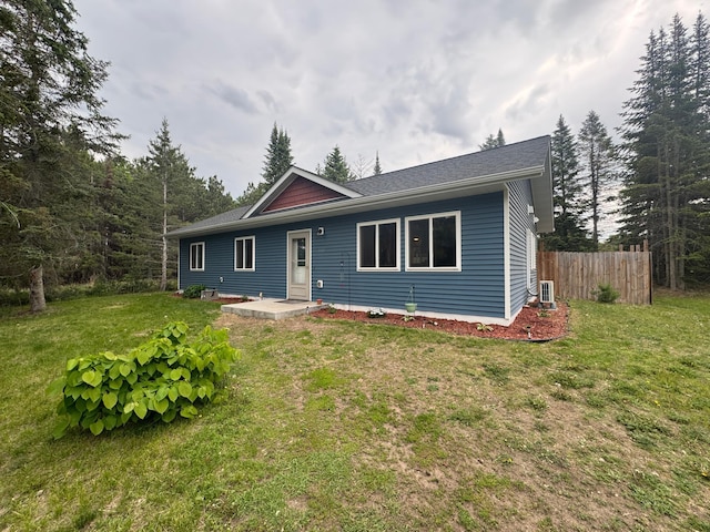 1101 Timbers Dr, Park Rapids, MN 56470 - view of front facade featuring central AC unit