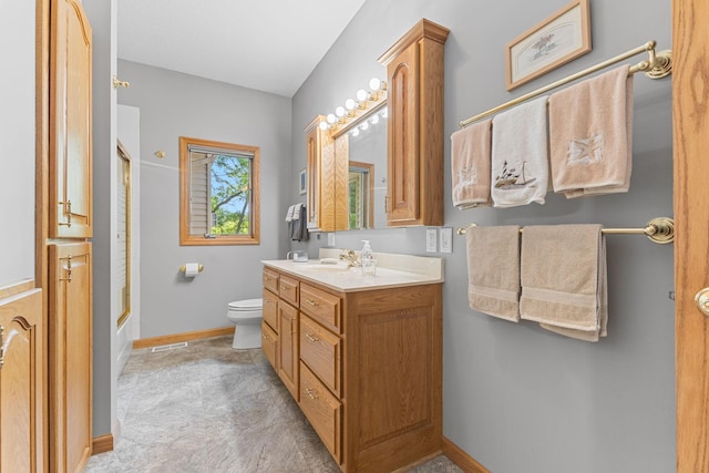 1115 Trappers Xing, Lino Lakes, MN 55038 - bathroom featuring vanity and tub / shower combination