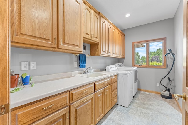 1115 Trappers Xing, Lino Lakes, MN 55038 - laundry room with cabinet space and washer and clothes dryer