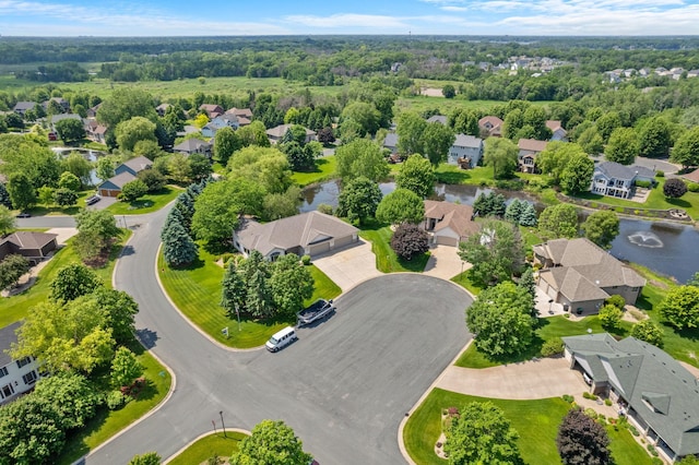 1115 Trappers Xing, Lino Lakes, MN 55038 - aerial view of residential area with a nearby body of water