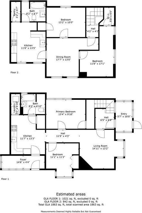 608 Beaumont St, Saint Paul, MN 55130 - floor plan / room layout