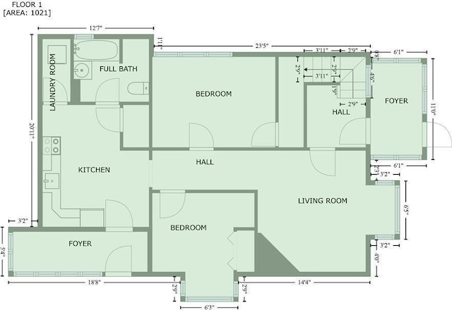 608 Beaumont St, Saint Paul, MN 55130 - home floor plan