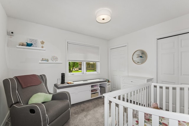 3720 Ximines Ln N, Plymouth, MN 55441 - bedroom with carpet, two closets, and a nursery area