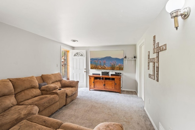 2065 124th Ln NW, Coon Rapids, MN 55448 - living room with light colored carpet and baseboards