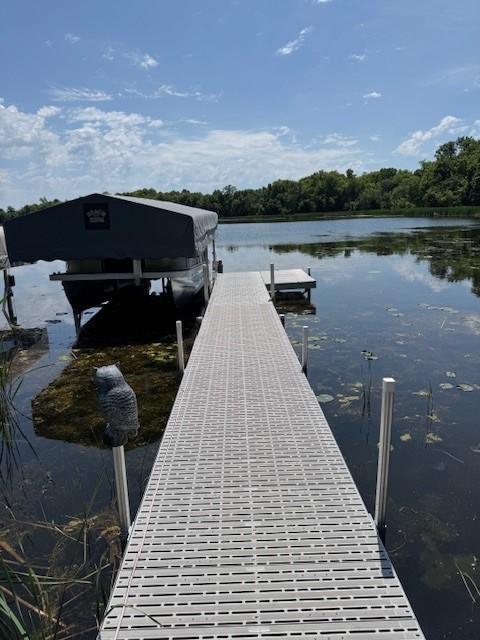 2221 Reubens Ln SW Unit 20, Farwell, MN 56327 - dock featuring a water view