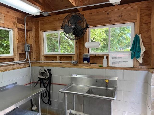 2221 Reubens Ln SW Unit 20, Farwell, MN 56327 - kitchen featuring plenty of natural light and wood walls