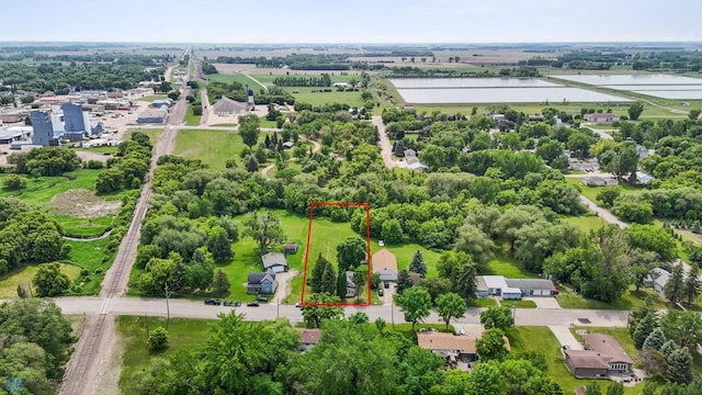 406 4th Ave NW, Barnesville, MN 56514 - view of property location featuring a large body of water and property parcel outlined