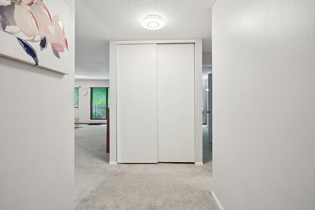 5697 Green Circle Dr Unit 216, Minnetonka, MN 55343 - hall featuring carpet, baseboards, and a textured ceiling