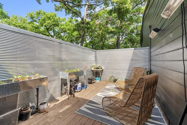 2867 Burnham Blvd, Minneapolis, MN 55416 - view of wooden terrace