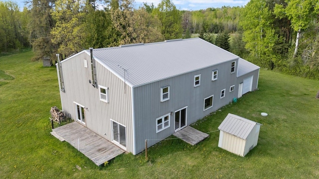 11556 Blackwood Rd, Floodwood Twp, MN 55736 - aerial view of property and surrounding area with a heavily wooded area